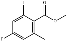 methyl 4-fluoro-2-iodo-6-methylbenzoate Structure