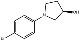 (3R)-1-(4-BROMOPHENYL)PYRROLIDIN-3-OL,878013-24-2,结构式