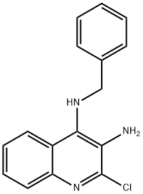 3,4-Quinolinediamine, 2-chloro-N4-(phenylmethyl)-