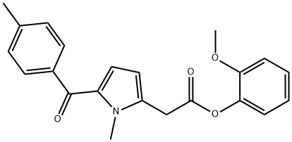 1-Methyl-5-P-Toluoyl-Pyrrole-2-Acetic Acid Struktur