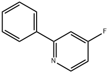 2-フェニル-4-フルオロピリジン 化学構造式