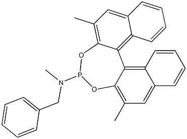 (11BR)-N-苄基-N,2,6-三甲基二萘并[2,1-D:1',2'-F][1,3,2]二氧杂膦-4-胺,883229-45-6,结构式