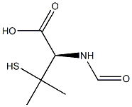 Formyl L-Penicillamine Structure