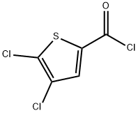 2-Thiophenecarbonyl chloride, 4,5-dichloro- 结构式