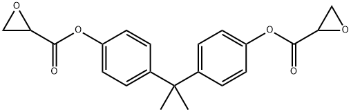 Bisphenol A epoxy diacrylate Structure