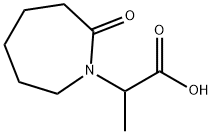 2-(2-OXOAZEPAN-1-YL)PROPANOIC ACID 化学構造式