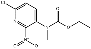 (2-硝基-6-氯-3-吡啶基)(甲基)氨基甲酸乙酯, 89660-17-3, 结构式
