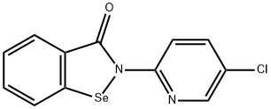 2-[5-chloro(2-pyridyl)]benzisoselenazol-3(2H)-one Structure