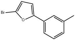 2-Bromo-5-(3-tolyl)furan Structure