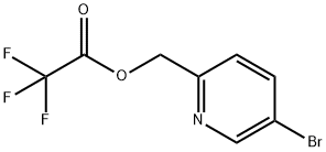 (5-Bromopyridin-2-yl)methyl 2,2,2-trifluoroacetate Structure