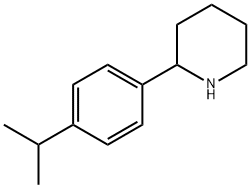 2-[4-(propan-2-yl)phenyl]piperidine Structure