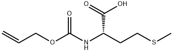 (S)-2-[{(allyloxy)carbonyl}amino]-4-(methylthio)butanoic acid Struktur