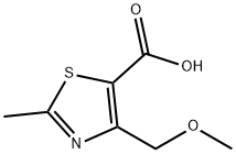 4-(METHOXYMETHYL)-2-METHYLTHIAZOLE-5-CARBOXYLIC ACID Structure
