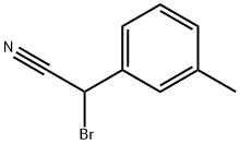 2-bromo-2-(3-methylphenyl)acetonitrile Struktur