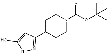 tert-butyl 4-(5-hydroxy-1H-pyrazol-3-yl)piperidine-1-carboxylate,907985-64-2,结构式