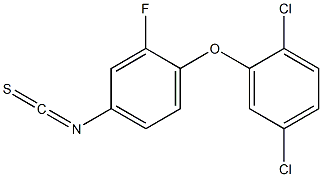 4-(2,5-dichloro-phenoxy)-3-fluoro-phenylisothiocyanate Structure