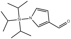 1-(三异丙基甲硅烷基)吡咯-3-甲醛, 90971-76-9, 结构式