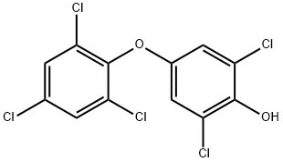 2,6-DICHLORO-4-(2,4,6-TRICHLOROPHENOXY)PHENOL Structure