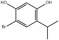 4-溴-6-异丙基苯-1,3-二醇,909870-97-9,结构式