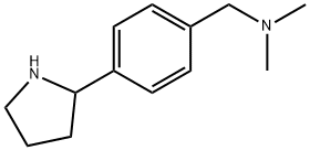 dimethyl({[4-(pyrrolidin-2-yl)phenyl]methyl})amine Structure