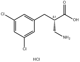 (S)-3-amino-2-(3,5-dichlorobenzyl)propanoicacid-HCl,914644-56-7,结构式