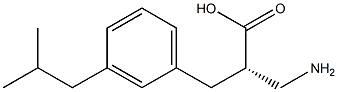 (S)-3-amino-2-(3-isobutylbenzyl)propanoicacid,914644-81-8,结构式