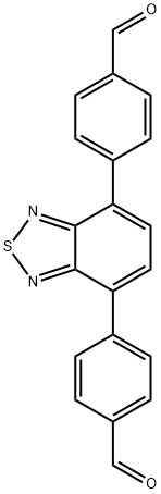 4,4'-(benzo[c][1,2,5]thiadiazole-4,7-diyl)dibenzaldehyde Struktur