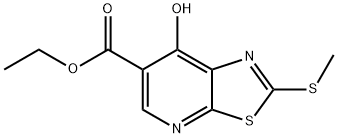 ethyl 2-(Methylthio)-7-oxo-4,7-dihydrothiazolo[5,4-b]pyridine-6-carboxylate 结构式