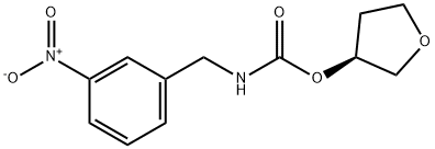 (S)-tetrahydrofuran-3-yl 3-nitrobenzylcarbamate,914810-53-0,结构式