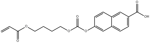 914917-99-0 6-({[4-(prop-2-enoyloxy)butoxy]carbonyl}oxy)naphthalene-2-carboxylic acid
