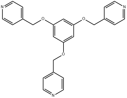 1,3,5-tris(pyridin-4-ylmethoxy)benzene,915002-24-3,结构式
