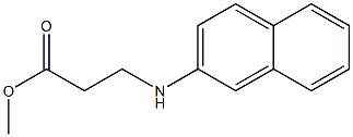 N-2-Naphthalenyl-Beta-Alanine Methyl Ester,915876-58-3,结构式