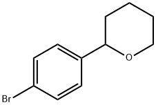 2-(4-bromophenyl)tetrahydro-2H-pyran 结构式