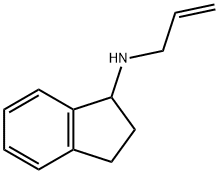 1H-Inden-1-amine, 2,3-dihydro-N-2-propen-1-yl- Struktur