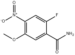 2-fluoro-5-methoxy-4-nitrobenzamide Structure