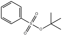 Benzenesulfonic acid, 1,1-dimethylethyl ester 化学構造式
