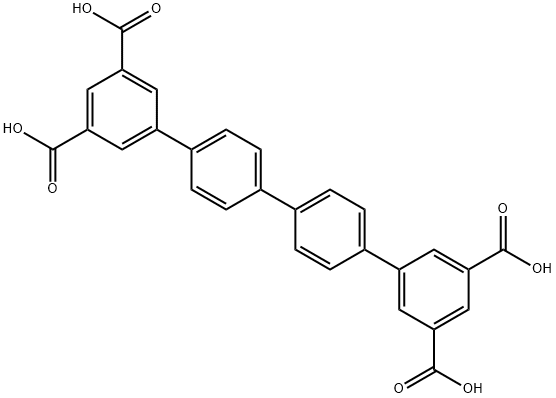 1,1':4',1'':4'',1'''-quaterphenyl-3,3''',5,5'''-tetracarboxylic acid Structure