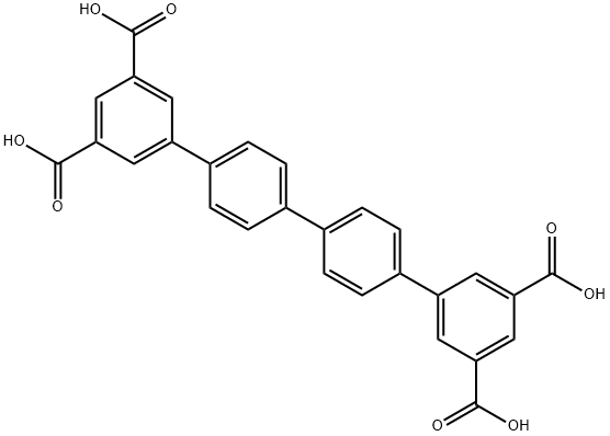 1,1':4',1'':4'',1'''-四苯基]-3,3''',5,5'''-四羧酸,921619-91-2,结构式