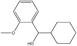 Cyclohexyl-(2-methoxyphenyl)methanol Struktur