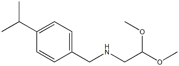 N-(4-异丙基苄基)-2,2-二甲氧基乙胺,92331-06-1,结构式