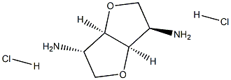 (3R,3aR,6S,6aR)-hexahydrofuro[3,2-b]furan-3,6-diamine dihydrochloride Structure