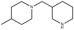 4-methyl-1-(piperidin-3-ylmethyl)piperidine Struktur