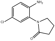 1-(2-氨基-5-氯苯基)吡咯烷-2-酮, 926251-26-5, 结构式