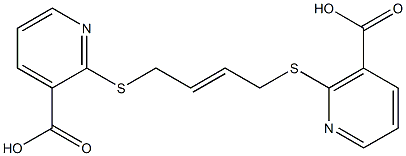 927638-21-9 2-({4-[(3-carboxy-2-pyridinyl)sulfanyl]-2-butenyl}sulfanyl)nicotinic acid