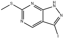 3-Iodo-6-(methylthio)-1H-pyrazolo[3,4-d]pyrimidine Structure