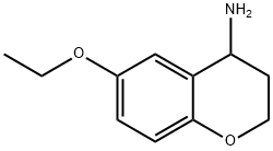 6-ethoxy-3,4-dihydro-2H-1-benzopyran-4-amine Structure