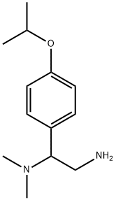 {2-amino-1-[4-(propan-2-yloxy)phenyl]ethyl}dimethylamine Struktur