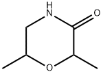 2,6-dimethylmorpholin-3-one Struktur