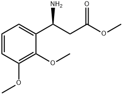 METHYL (3S)-3-AMINO-3-(2,3-DIMETHOXYPHENYL)PROPANOATE Structure