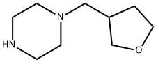 1-[(噁戊环-3-基)甲基]哌嗪,933760-06-6,结构式